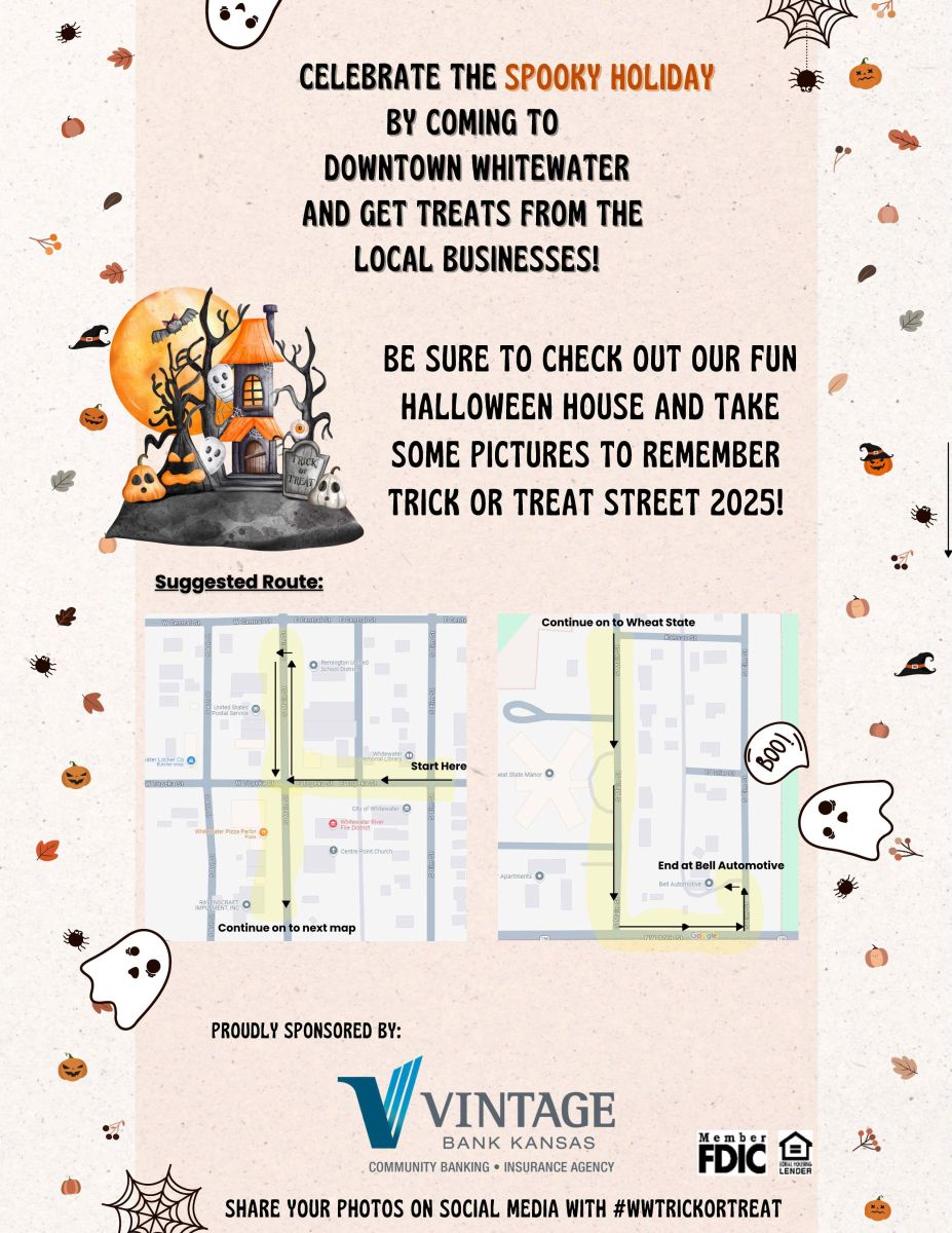 Trick or Treat Street map for getting candy