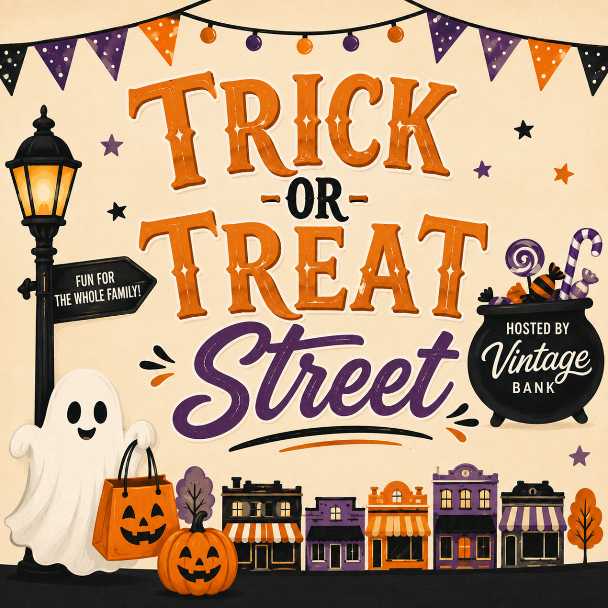 Trick or Treat St. hosted by Vintage Bank