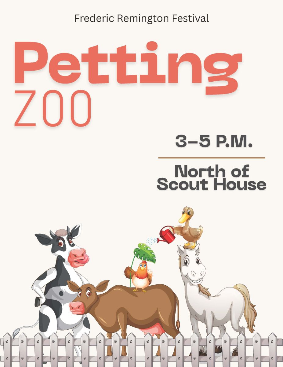 Return of the Petting Zoo, just north of the Scout House 3-5PM Oct. 4