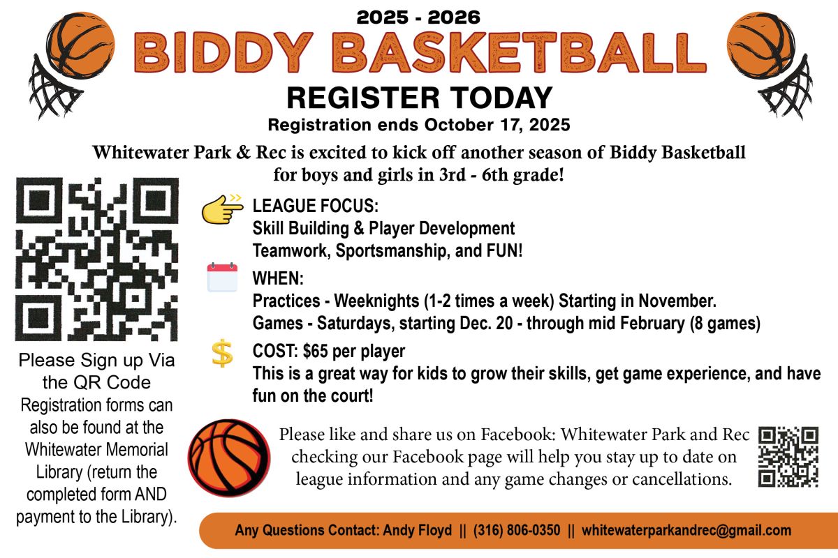 Registration Deadline Oct 17 for Biddy Basketball