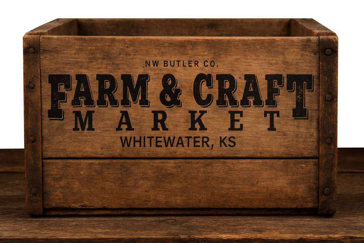 A Logo about a farm and craft market on main street