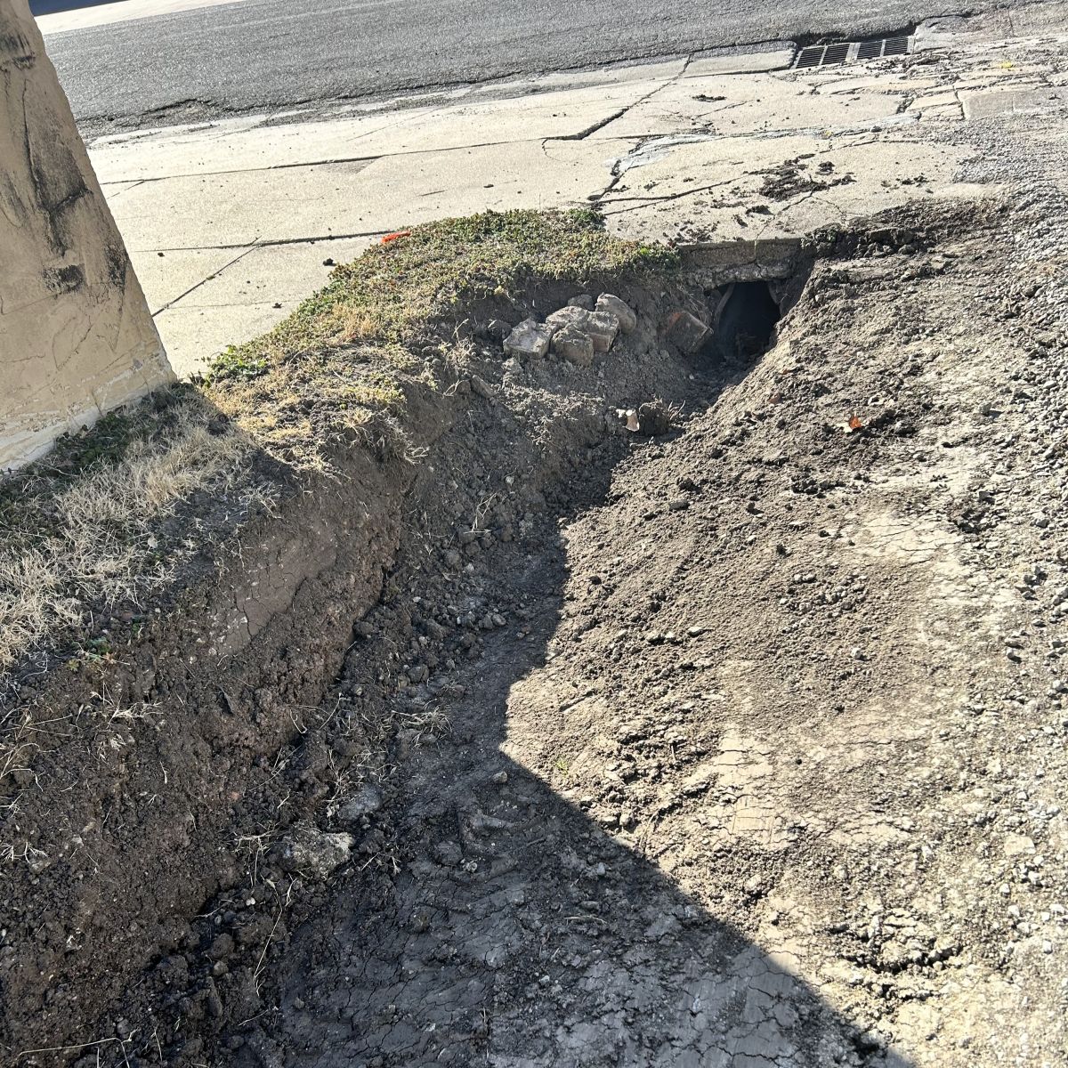 "Jeeps Alley" creating better water flow