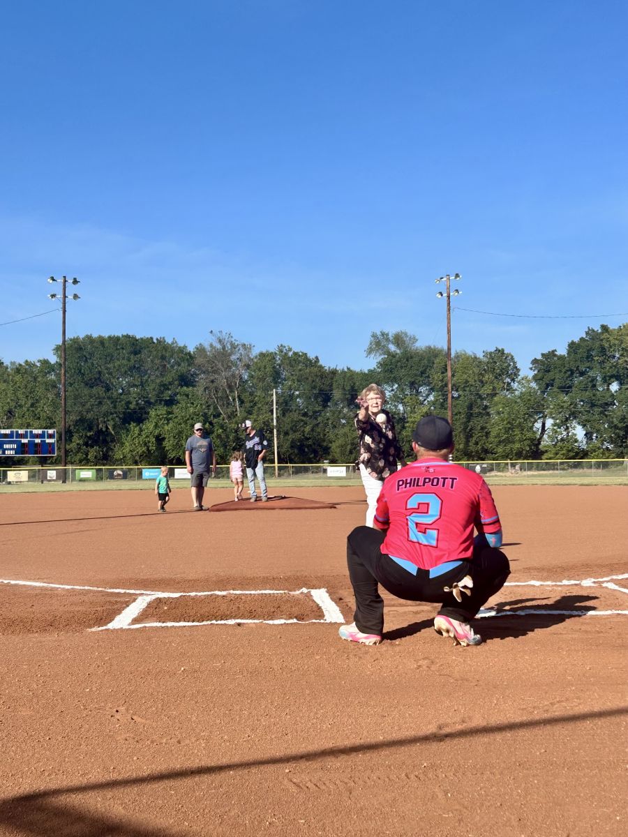 Season Opener for the WIBL at Jerry Hill Memorial Field, Jerry Hill Family - First Pitch