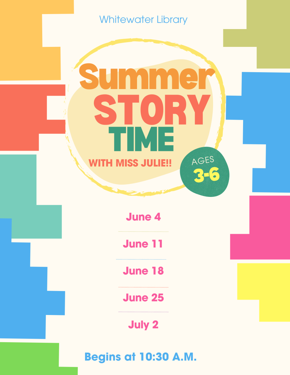 Library - list of dates for summer story time