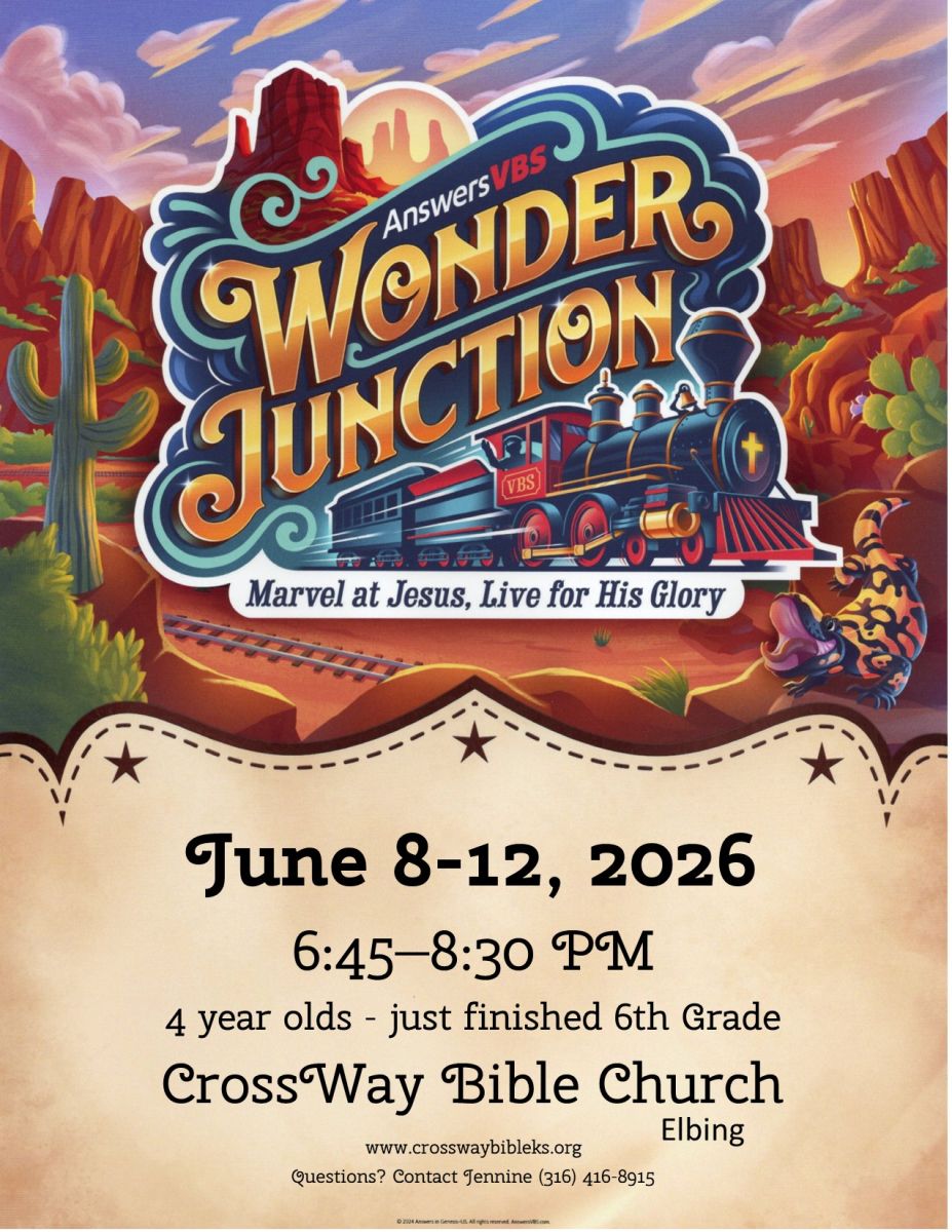 June 8-12 VBS at CrossWay Bible